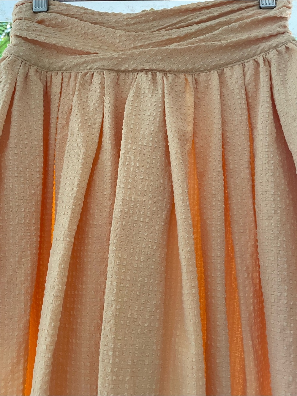 Sunday in Brooklyn Pastel Yellow A-Line Skirt with Pockets Size XS - Picture 3 of 4